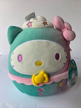 Hello Kitty Pastel Plush - Mint Green, Pink & Yellow Accents